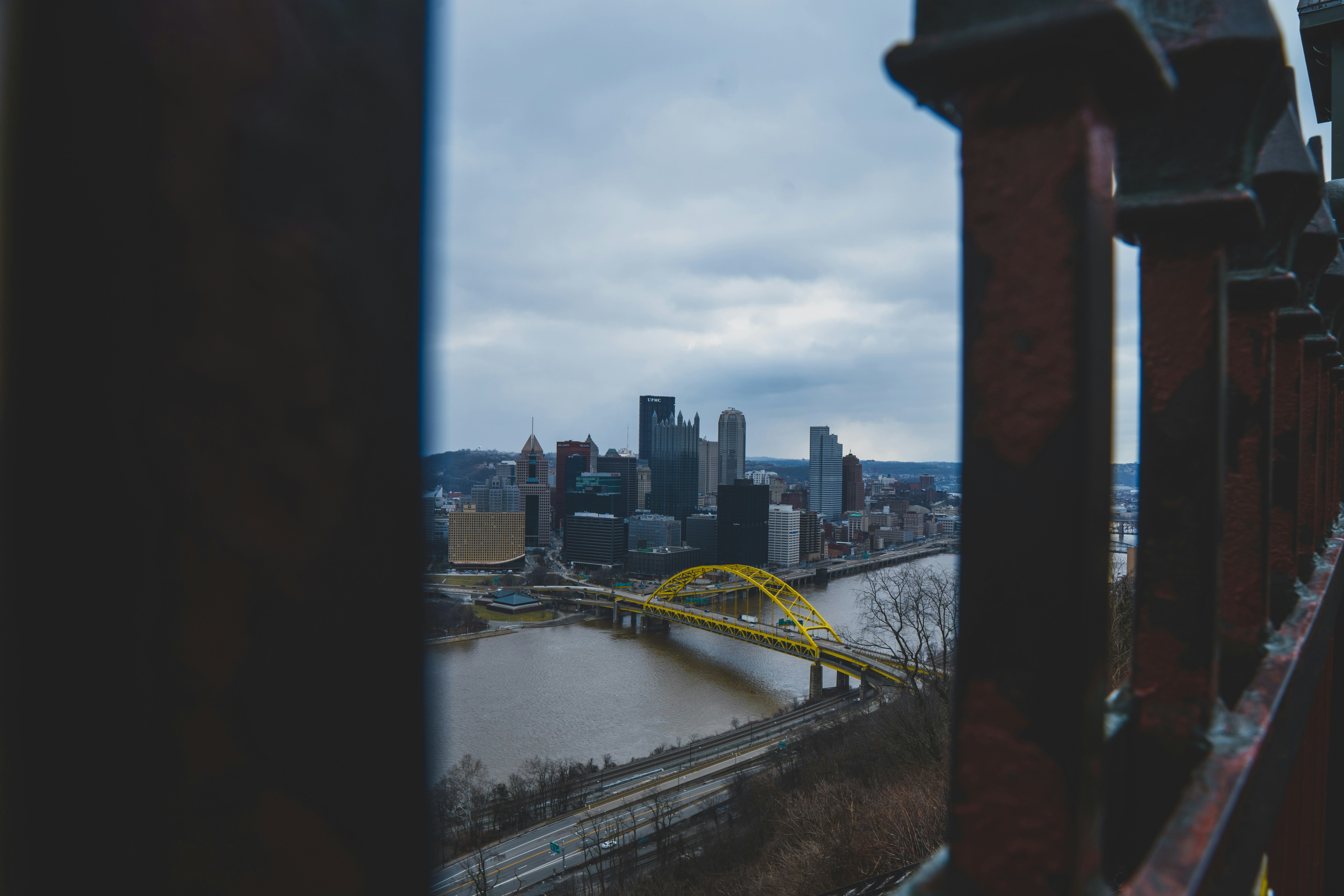 Shot from the Duquesne Incline of the Pittsburgh Skyline